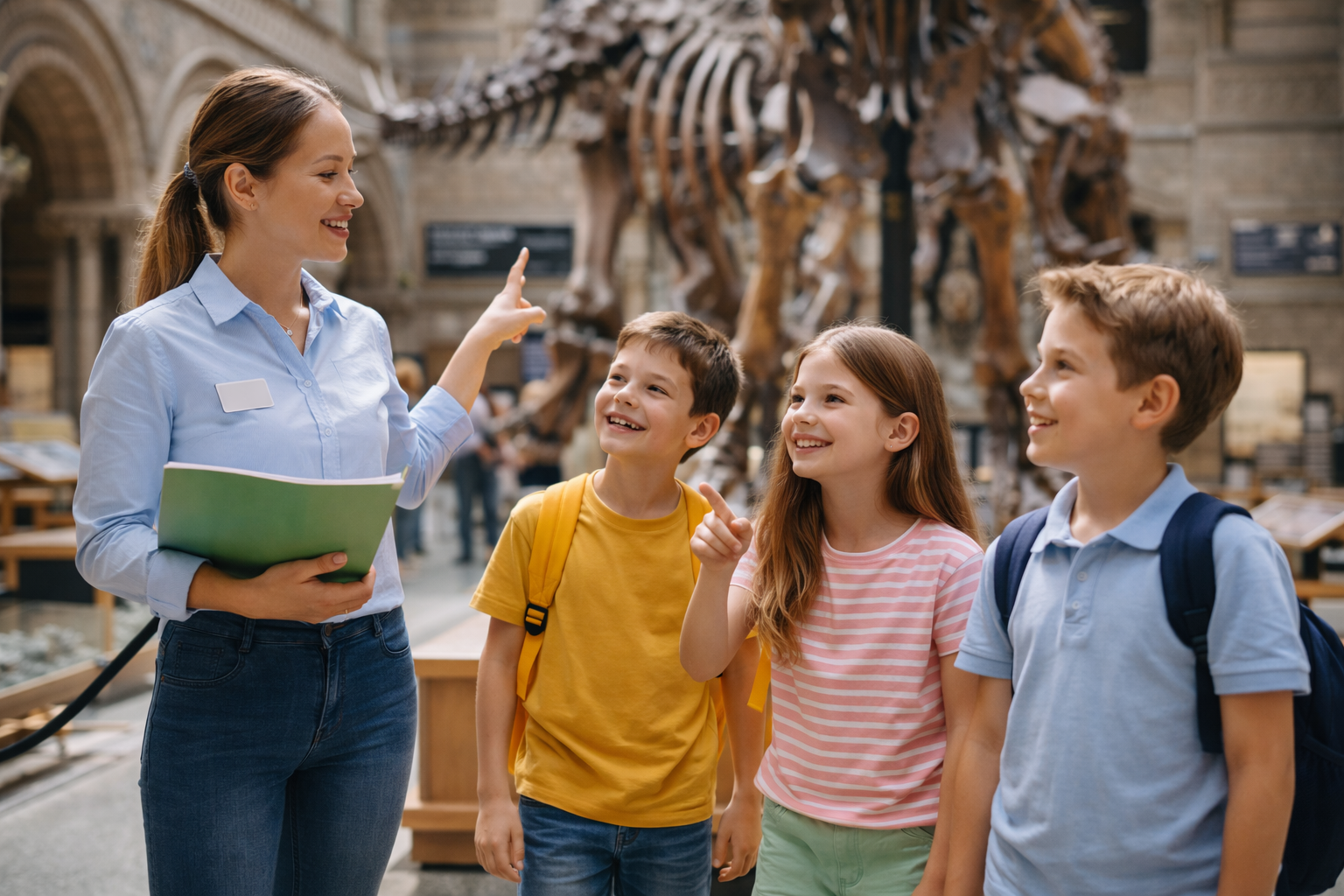 Екскурсія для дітей у таборі