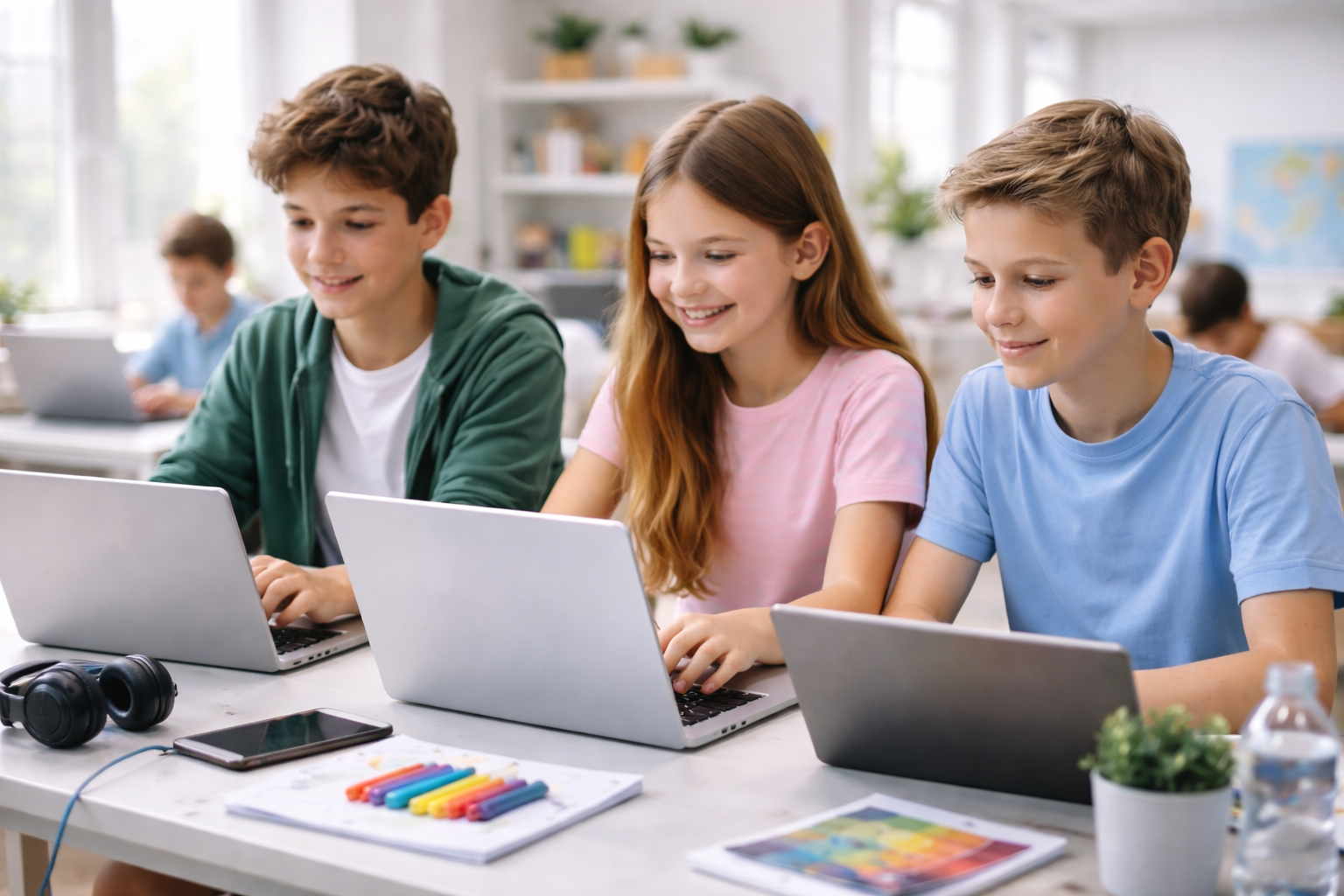 Діти на сучасному IT-занятті